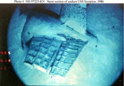 SSN 589 REMAINS USS Scorpion (SSN-589) H97221k