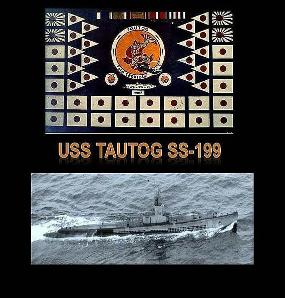 FLAG SS 199 USS TAUTOG b26201ed44aefe726