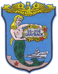 USS grayback-patch