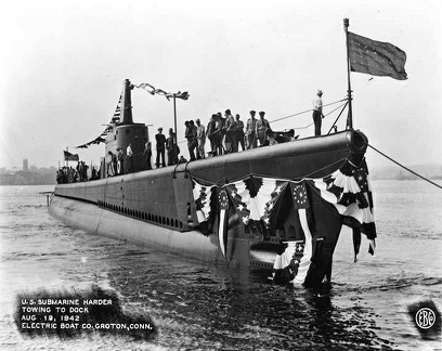 USS HARDER SS257  LOST 24AUG44