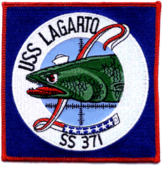 USS lagarto SS371- patch
