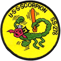 USS scorpion-patch