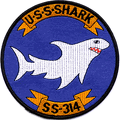 USS shark314 patch