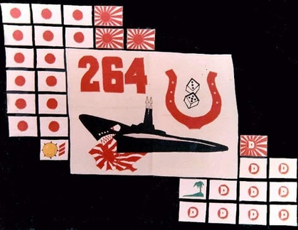 FLAG SS 264 USS Pargo BFLAG