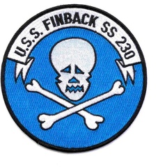 SS 230 PATCH USS FINBACK 41650e040819606c5ff1e