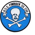 SS 230 PATCH USS FINBACK 41650e040819606c5ff1e