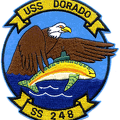 SS 248 USS Dorado-patch