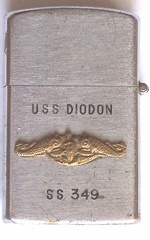 SS 349 cigarette lighter circa 1954