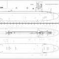 USS PERMIT SSN 594 CHART images