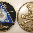 USS PERMIT SSN 594 PATCH COIN