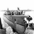 SS 348 USS Cusk Launching