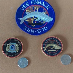 SSN 670 PATCH COIN PIN 01012845