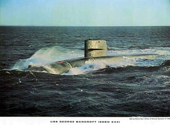 SSBN 643 USS George Bancroft SSBN-643 November 1965