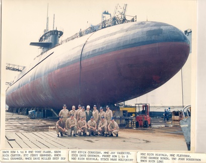 SSBN 659 USS WILL ROGERS CPOs 659