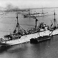 AS 6 USS Camden (AS-6) off Pensacola, Florida (USA), on 23 December 1924 (NH 55046)