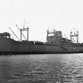 AS 14 USS Pelias at anchor near the Mare Island Naval Shipyard, California on 15 November 1941