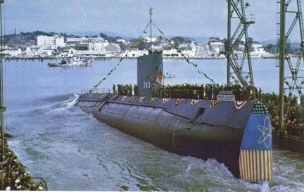 SSN 583 LAUNCH 2483970