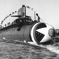 SSN 675 bluefish-launch-1970-nuclear-attack-submarine