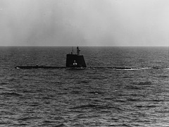 SS 478 USS Cutlass (SS-478) underway on 9 May 1962