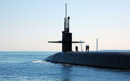 SSBN 739 official u.s. navy imagery - uss nebraska prepares to conduct a personnel transfer