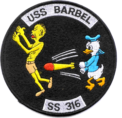 USS Barbel-patch