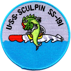 USS sculpin-patch