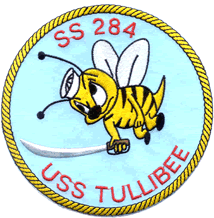 USS tullibee-patch