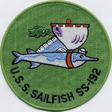 SS 192 USS SAILFISH 2 EX USS SQUALIS  s-l225
