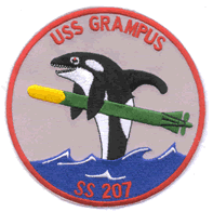 SS 207 USS Grampus-patch