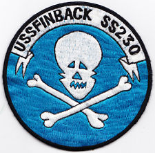 SS 230 USS  FINBACK  SS230 PATCH