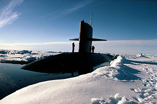 SSN 651 USS Queenfish (SSN-651) at North Pole